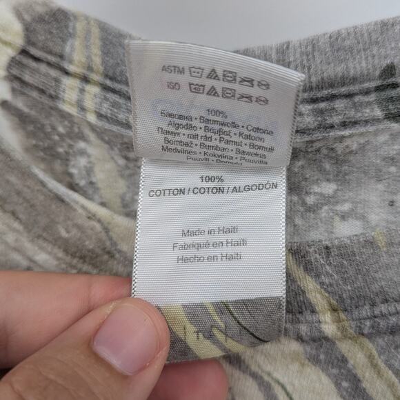 Key West Graphic T-Shirt Marble All Over Print 100% Cotton Unisex Size Large - Picture 5 of 5